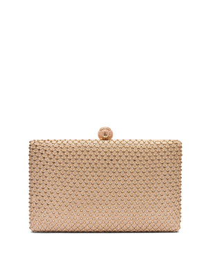 Minaudière en strass Gold
