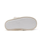 Natural Melange Faux Wool Slipper with Faux Fur Insole - Sole View - Suzy Shier