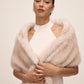 Antique Cream Faux Fur Cover-Up - Elegant Evening Outerwear - Le Chateau