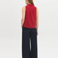 Embroidered Cotton Sleeveless Blouse