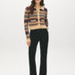 Scarab Corduroy Flare-Leg Pants - Woman Wearing Mid-Rise Corduroy Trousers - Suzy Shier