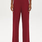 Lipstick Crepe Pull-On Wide-Leg Pant - Front View - Suzy Shier