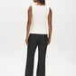 Winter White Rhinestone-Embellished Boat Neck Tank - Back View - Suzy Shier
