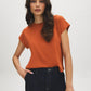 Wind Chime Cloud Fleece Dolman Sleeve Top - Woman Wearing Relaxed Fit Knit Top - Suzy Shier
