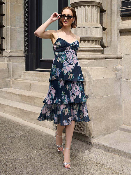 スカート KUME FRILL CHIFFON MIDI SKIRT HeRIN.CYE | Frill hem skirt (スカート(ロング) ) |SHEL'TTER