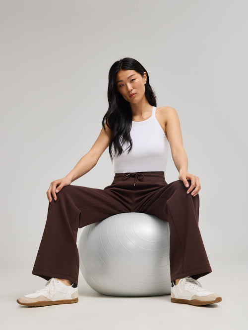 Cloud Fleece Wide-Leg Pants