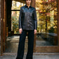 Black Textured Faux Leather Jacket with Patch Pockets - Woman Wearing Casual Outerwear - Suzy Shier