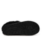 Black Faux Suede Slippers with Faux Fur Insole - Sole Detail - Suzy Shier