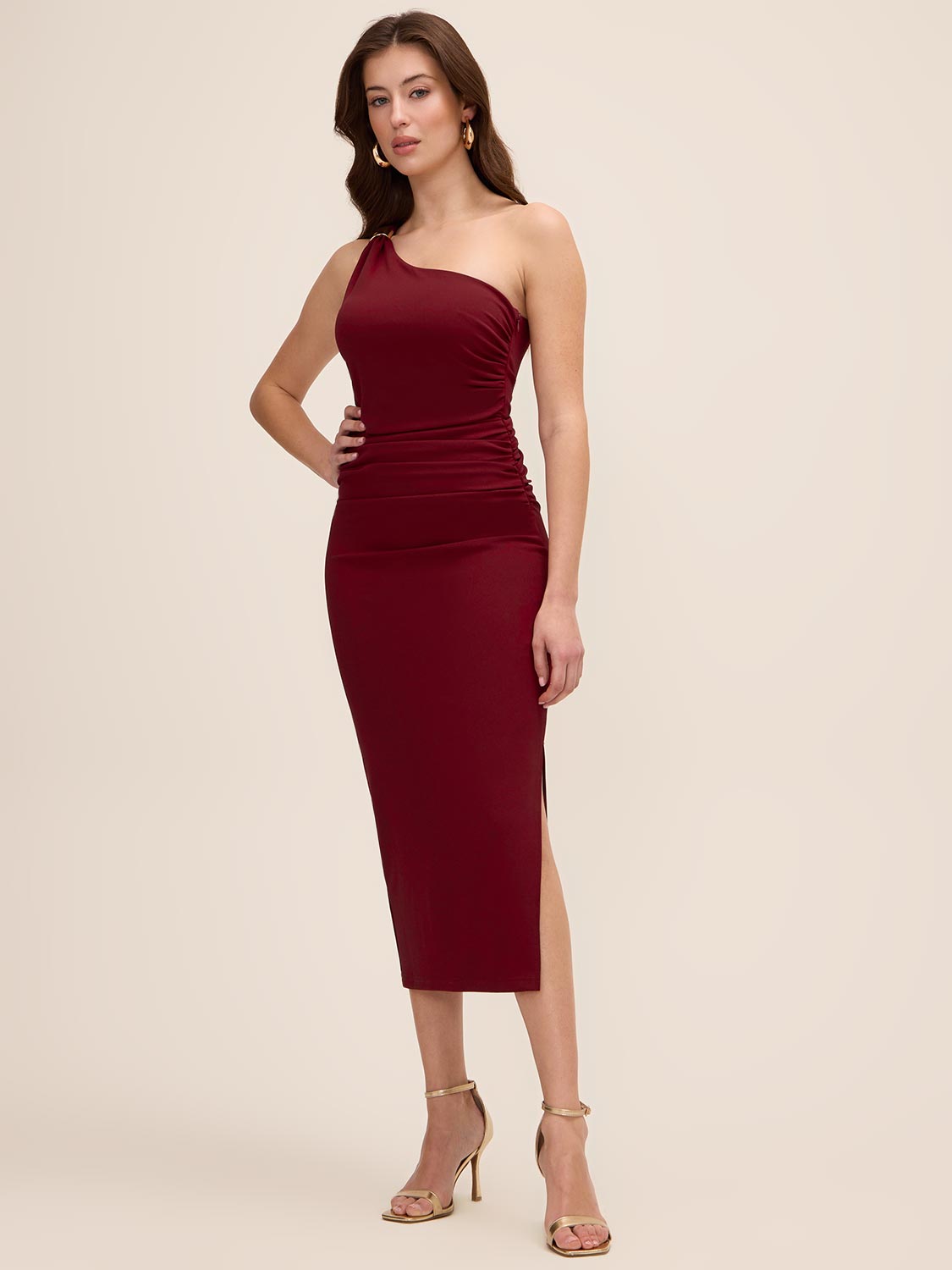 One-Shoulder Sheath Dress