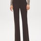Coffee Fit & Flare Pull-On Knit Pants - Front View - Suzy Shier