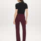 Scarab Pull-On Straight Leg Pant with Waist Tabs - Back View - Suzy Shier