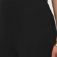 Black Shimmer Knit Wide-Leg Pull-On Pant - Close-up Fabric Detail - Suzy Shier