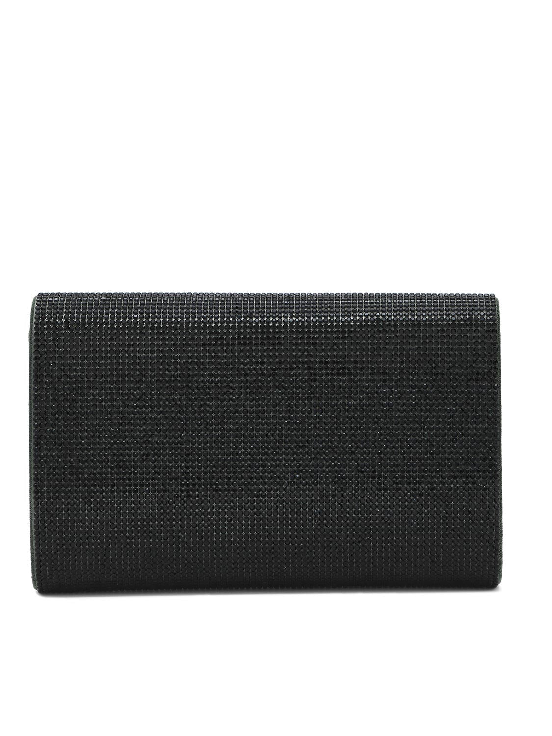 Emerald/Gold Faux Jeweled Clutch - Back View - Le Chateau