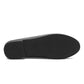 Black Faux Leather Penny Loafer - Sole Detail - Suzy Shier