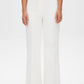 Off White Fit & Flare Full-Length Trousers - Front View - Suzy Shier