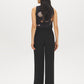 Black Pintuck Front Knit Pants - Back View - Suzy Shier