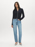 Medium Wash Basic Straight Leg Denim Pant - Styled Look - Suzy Shier