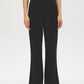 Black Pintuck Front Knit Pants - Front View - Suzy Shier