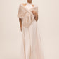 Antique Cream Faux Fur Cover-Up - Full Body View - Le Chateau