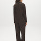 Bison Animal Print Satin PJ Set - Back View - Suzy Shier