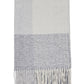 Oatmeal and Cream Soft Brushed Plaid Scarf - Full View - Suzy Shier