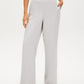 Silver High-Rise Wide-Leg Pull-On Pants - Front View - Suzy Shier