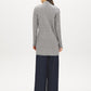 Dolphin Melange Long Cable Knit Open Cardigan - Back View - Suzy Shier
