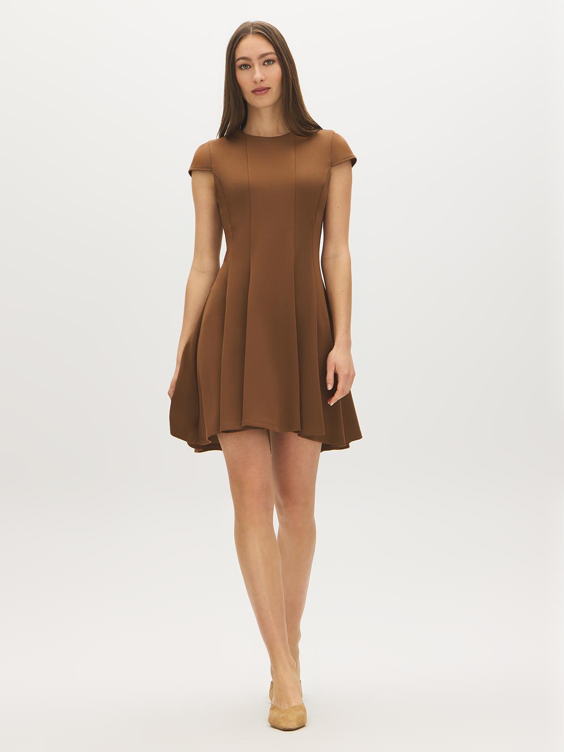 brown cap sleeve dress Panel Mini back fastening Herve Leger Black and Size:20 (ADD +$10) parentProduct:raging10