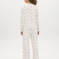 Snow White Cherry Bow Print Knit PJ Set - Back View - Suzy Shier