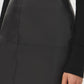 Black Faux Leather Mini Skirt with Back Zipper - Close-up Fabric Detail - Suzy Shier