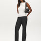 Winter White Rhinestone-Embellished Boat Neck Tank - Front View - Suzy Shier