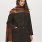 Burgundy Brushed Plaid Scarf - Woman Wearing Cozy Accessory - Suzy Shier