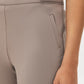 Scarab Pull-On Straight Leg Pant with Waist Tabs - Waist Detail - Suzy Shier
