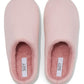 Pink Microfiber Cozy Clog Slipper - Top View - Suzy Shier