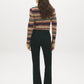 Scarab Corduroy Flare-Leg Pants - Back View - Suzy Shier