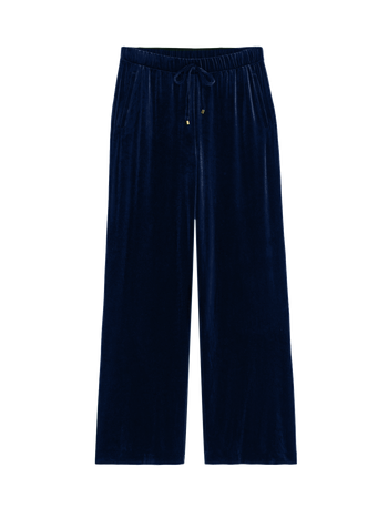 Pantalon en velours à jambe large Darkness