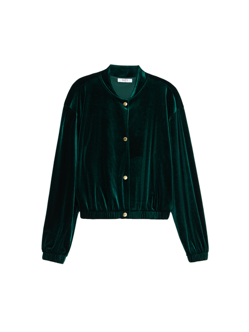 Velvet Bomber Jacket