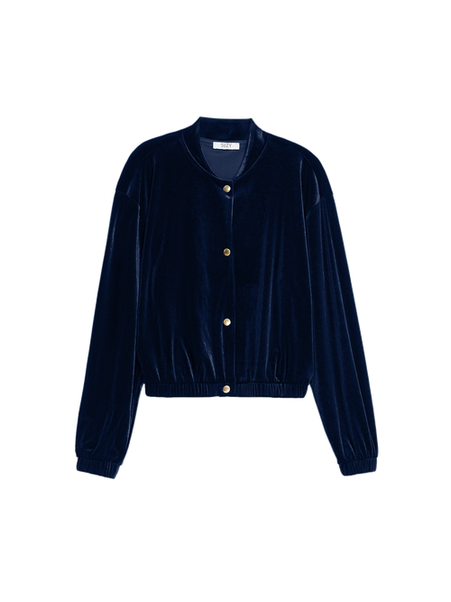 Velvet Bomber Jacket