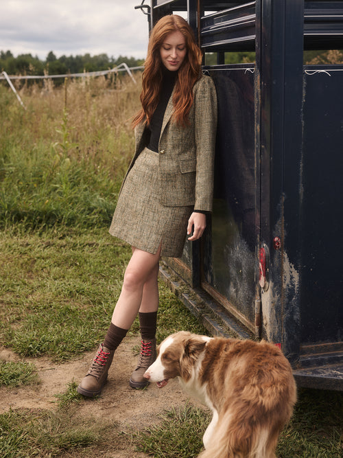 Tweed Mini Skirt