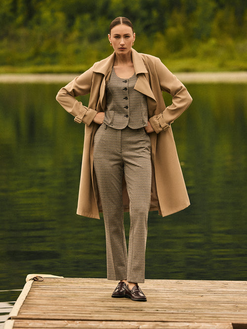 Jacquard Ankle Pants