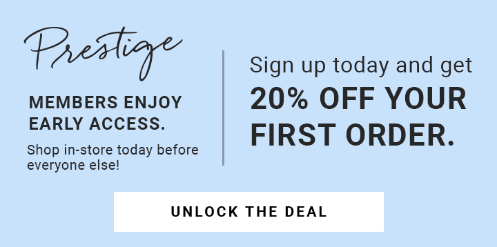 Get 20% off at Le Chateau when you sign up for Prestige.