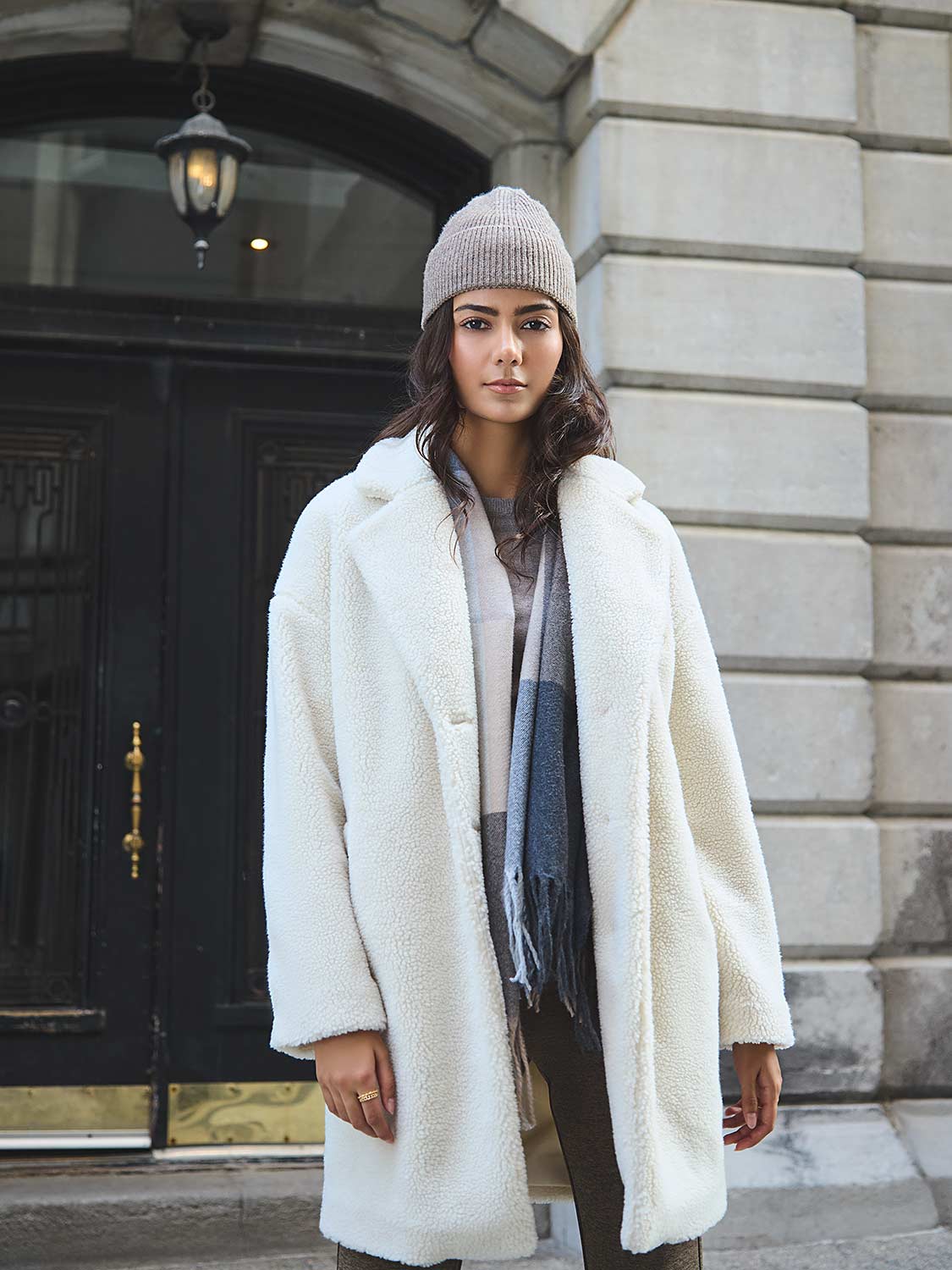 Long Sherpa Teddy Coat Suzy Shier