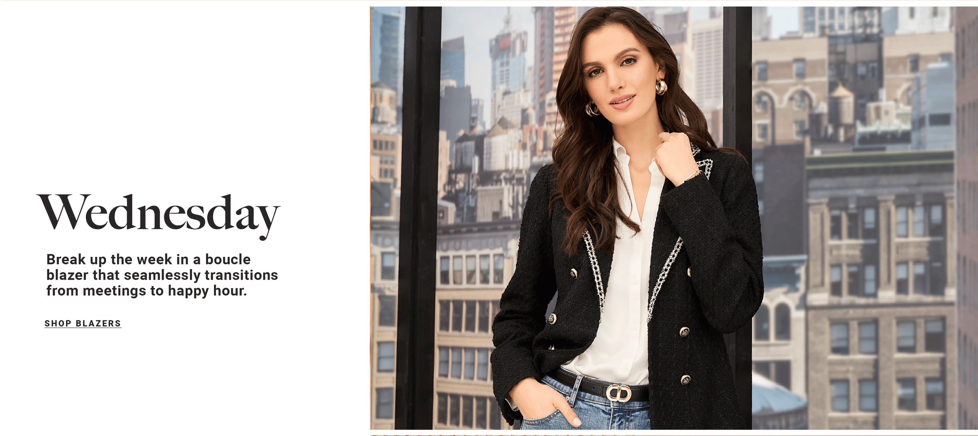 Wednesday--shop blazers