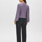 Iced Iris Empire Cut Popover Blouse - Back View - Suzy Shier