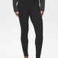Black Skinny Pull-On Pant with Pewter Side Trim - Front View - Suzy Shier