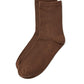 Black Ribbed Knit Socks - Side Profile View - Suzy Shier