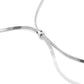 Gold Lariat Snake Chain Necklace - Close-up of Sleek Jewelry Design - Suzy Shier