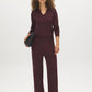Winetasting Polo Collar Sweater - Woman Wearing Classic Knit Top - Suzy Shier