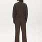 Brown Embellished Knit Sweater - Back View - Suzy Shier