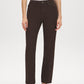 Coffee Bean Straight Leg Colored Denim Pant - Front View - Suzy Shier